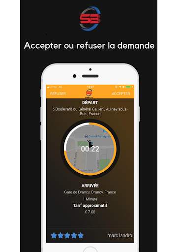SB Drive vtc chauffeur screenshot 3