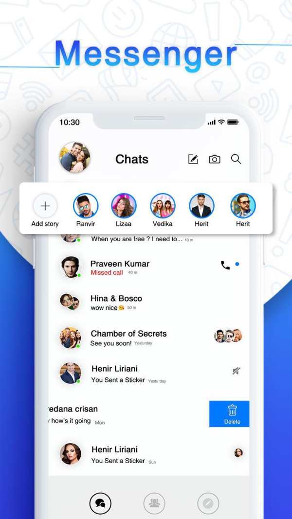Messenger : Free For Messages, Text & Chat screenshot 2