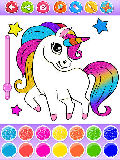 Colouring Games - Glitter Colouring Art screenshot 4