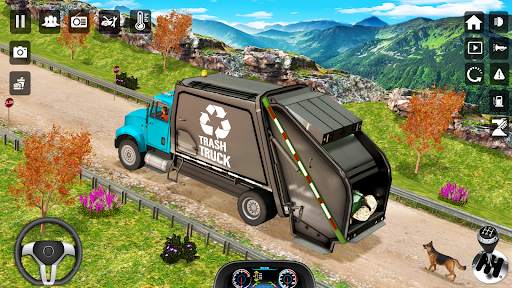 Trash Truck Games Simulator 3D screenshot 2
