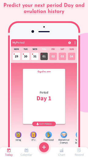 MyPeriod : Period Tracker скриншот 3