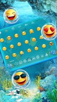 Beautiful Deep Sea Keyboard Theme screenshot 3