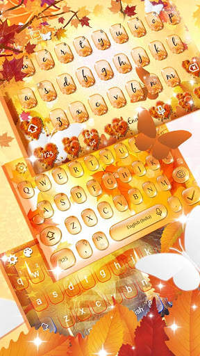 Autumn keyboard theme स्क्रीनशॉट 3