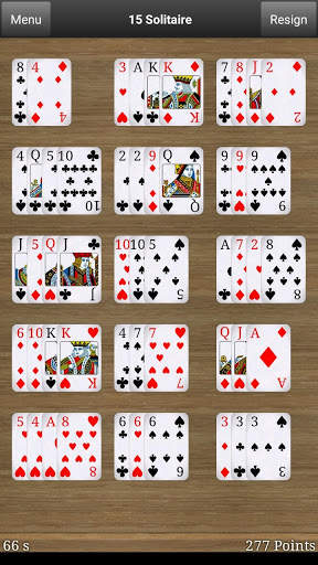 15 Solitaire Free screenshot 2