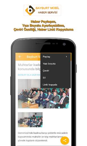 Bayburt Mobil Haber Servisi screenshot 8