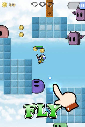 Miracle Fly - Platformer Flying Game screenshot 1