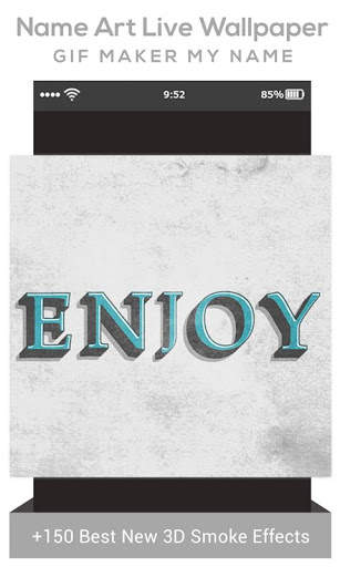 Name Art Live Wallpaper : GIF Maker My Name screenshot 1