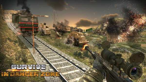 Sniper Kereta Shooter Sim screenshot 17