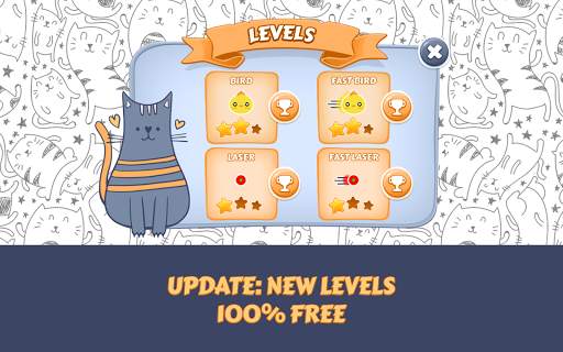 fat cat ninja - game for cats screenshot 1