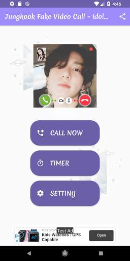 Call with BTS Jungkook – Fake Video Call Prank screenshot 6