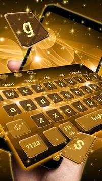 Classic Simple Gold Keyboard Theme screenshot 1