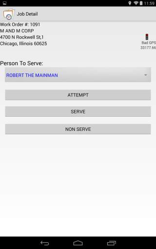 Process Server Mobile screenshot 2