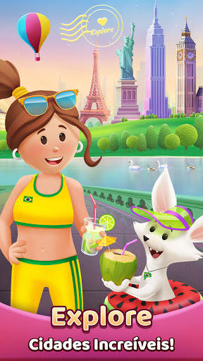 Travel Crush - Quebra-cabeças de 3 screenshot 4