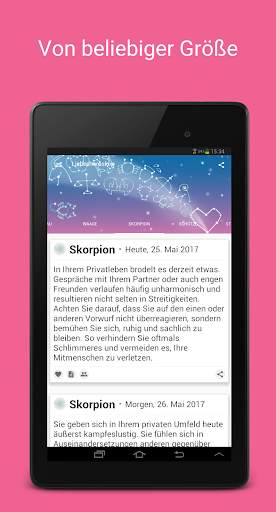 Liebeshoroskop screenshot 2