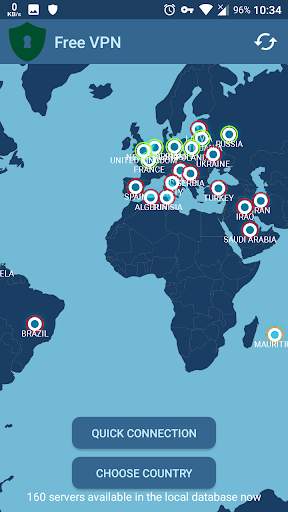 Unlimited Free VPN screenshot 1