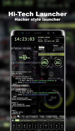 Hi-Tech Launcher screenshot 1