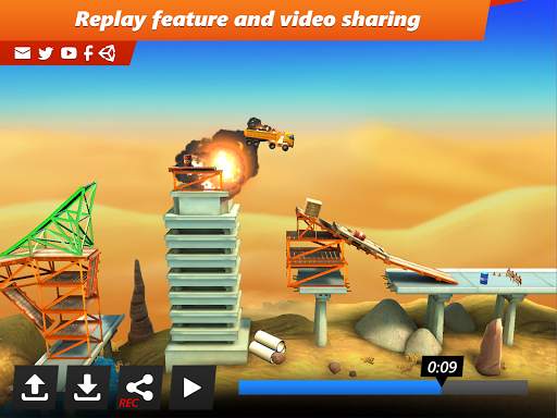 Bridge Constructor Stunts FREE screenshot 14