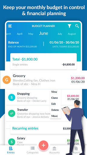 Monthly Budget Planner - Expen screenshot 2