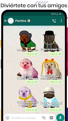 Stickers del Perrito Triste para WhatsApp 🐶 screenshot 5