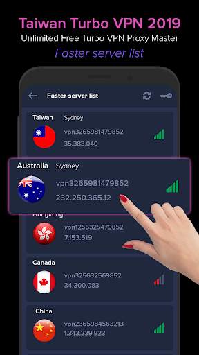 Taiwan VPN 2019 - Unlimited Free VPN Proxy Master screenshot 3