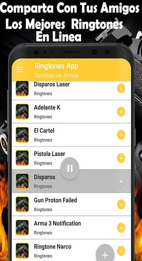 Tonos De Armas Para Mensajes screenshot 2