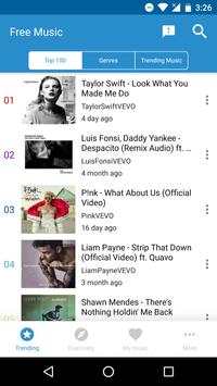 Music for Youtube - Tube Music BG, Red  screenshot 1