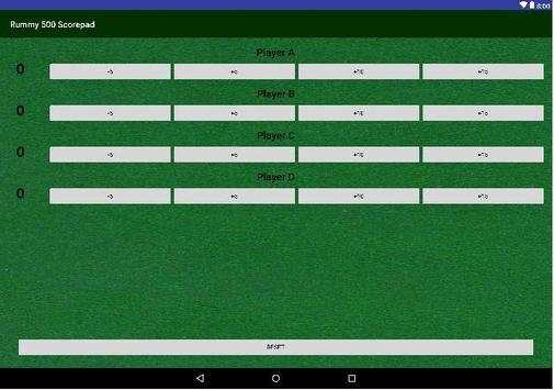 Rummy 500 Scorepad screenshot 6