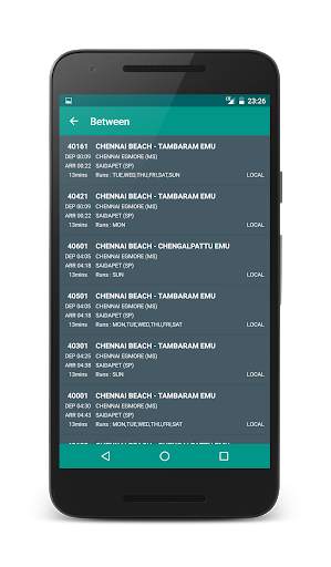 Local Train Time Table : Suburban Train Timings screenshot 3