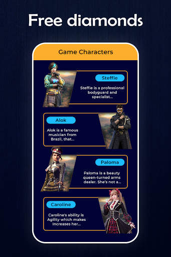 Guide and Free - 2021 Diamonds for Free screenshot 2