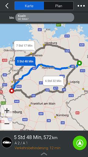 CoPilot GPS Navigation und Verkehrsinfos screenshot 11