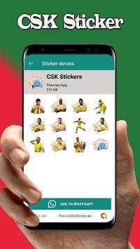 IPL Cricketer Stickers : WAStickerApps screenshot 6