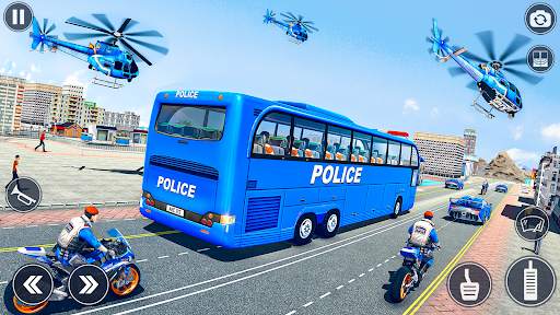 Police Bus Simulator Bus Games screenshot 8
