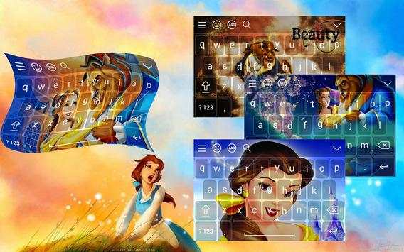 Beauty And The Beast Keyboard Emoji screenshot 4