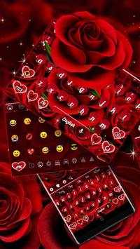 Classic Red Rose Keyboard 1 تصوير الشاشة
