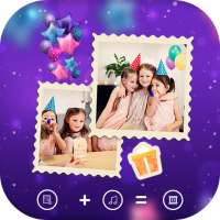 Birthday Video Maker With Song logo