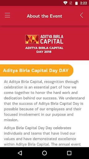 Aditya Birla Capital Day 2018 screenshot 4