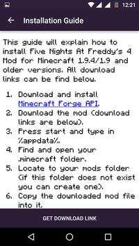 FNAF mod for Minecraft PC screenshot 3