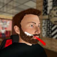 Barber Shop Hair Cut Tycoon Idle Cutting Game logo