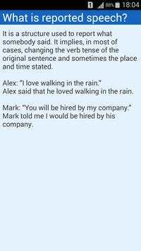 Reported Speech screenshot 3