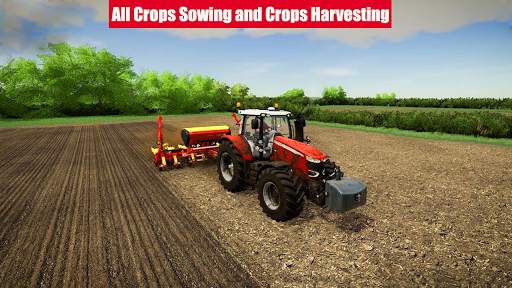 Modern Tractor Farmer Simulator 2021:Tractor Games screenshot 1