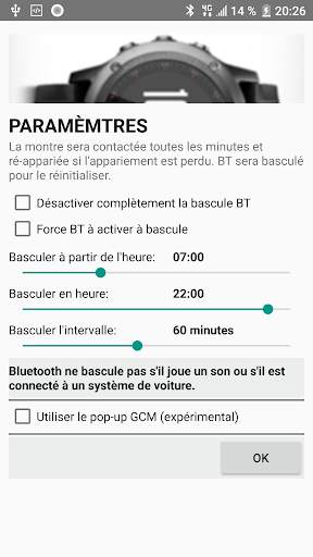 Reconnecter la montre Garmin - version héritée screenshot 2