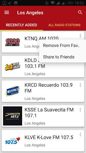 Los Angeles Radio Stations screenshot 5