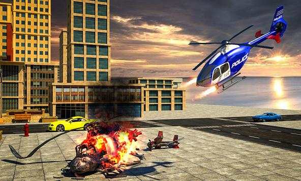 Police War Robot Superhero: Flying robot games screenshot 3