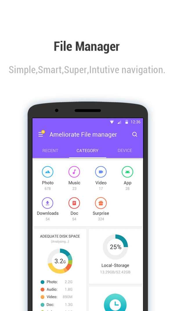 Ameliorate File Manager (Explorer & Transfer) screenshot 1