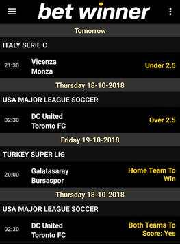 Bet Winner 1 تصوير الشاشة