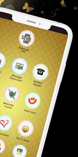 Golden Led SMS FMWhatsapp gold Messages screenshot 2