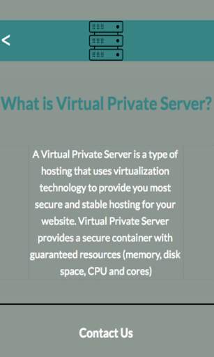 The Virtual Private Server Info screenshot 2