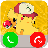 Fake Call From Pikachu icon