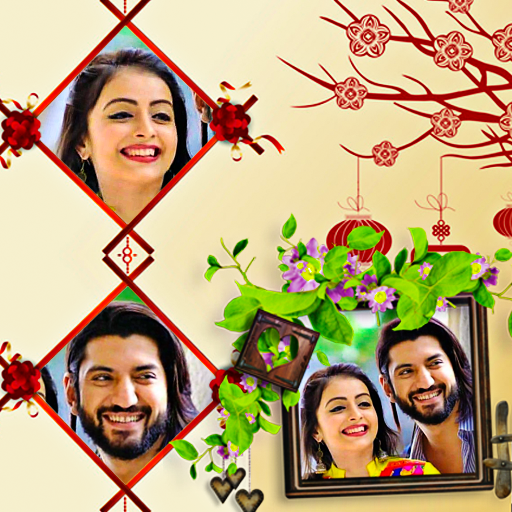 Photo grid frames أيقونة