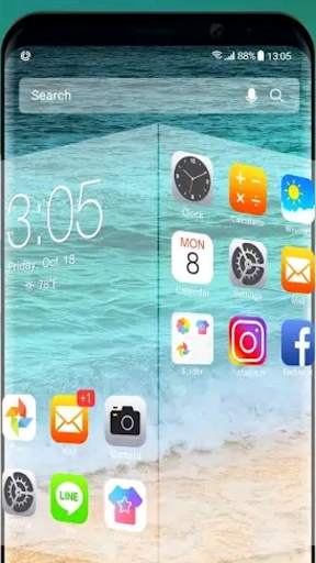 Launcher For iphone 8 - iOS Launcher 13 screenshot 2